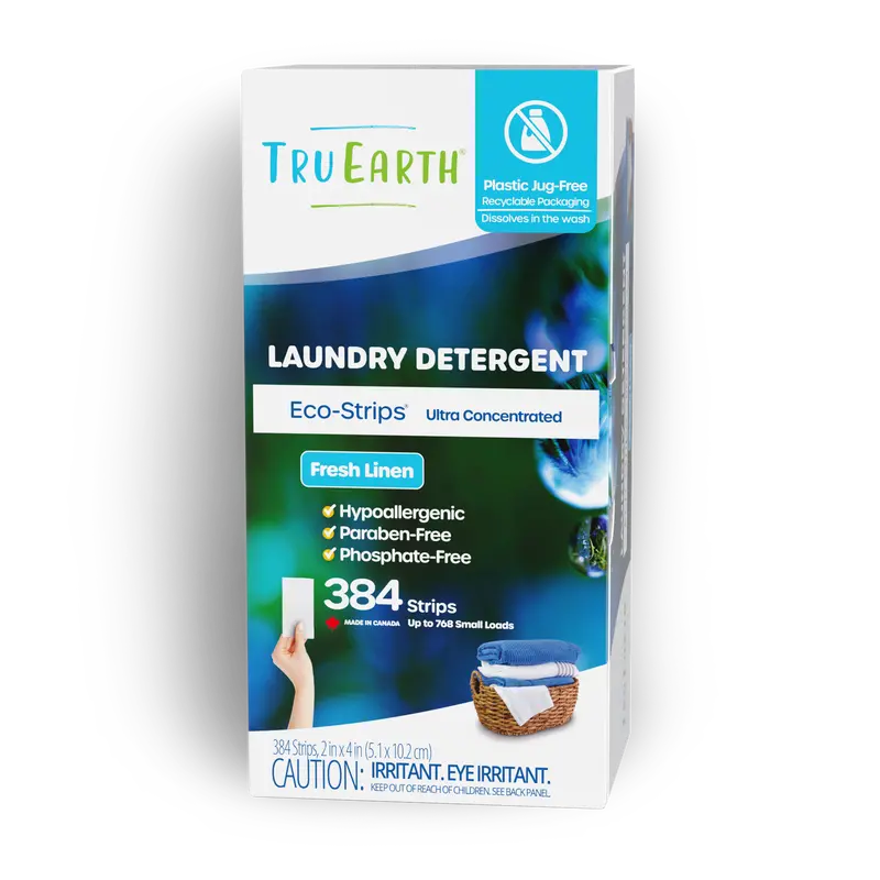 Tru Earth Laundry Detergent - Fresh Linen / 384 Strips 1