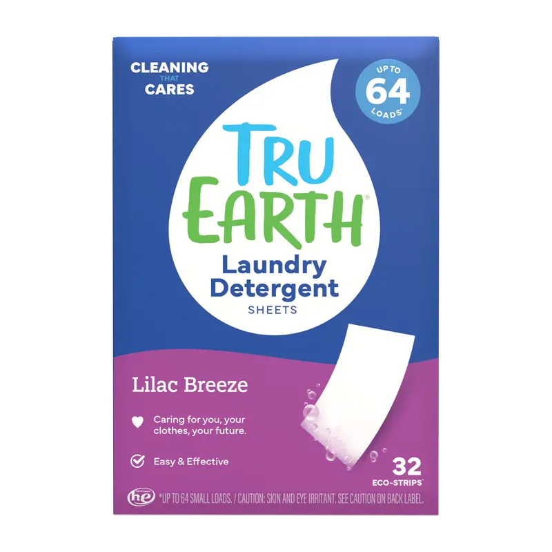 Tru Earth Laundry Detergent - Lilac Breeze / 32 Strips 1