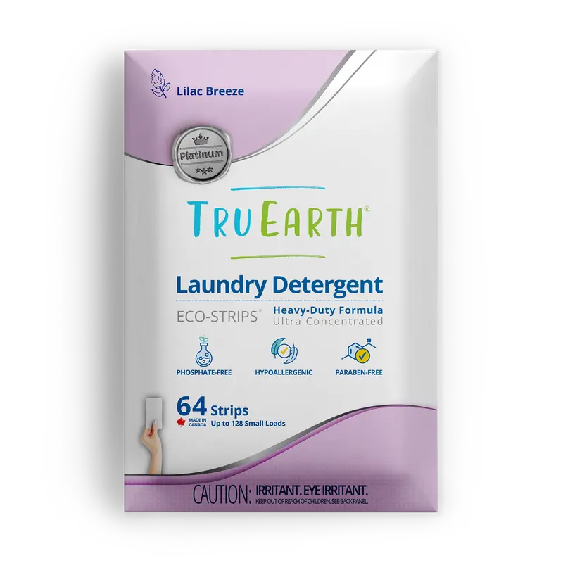 Tru Earth Platinum Laundry Detergent - Lilac Breeze / 64 Strips 1