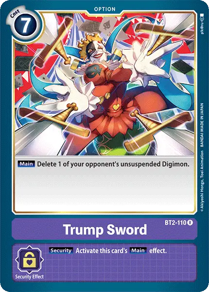 Trump Sword [Bt2-110] [Release Special Booster Ver.1.0] 1