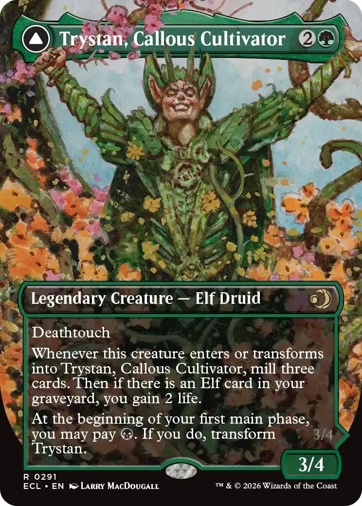 Trystan, Callous Cultivator (Borderless) [Lorwyn Eclipsed] 1