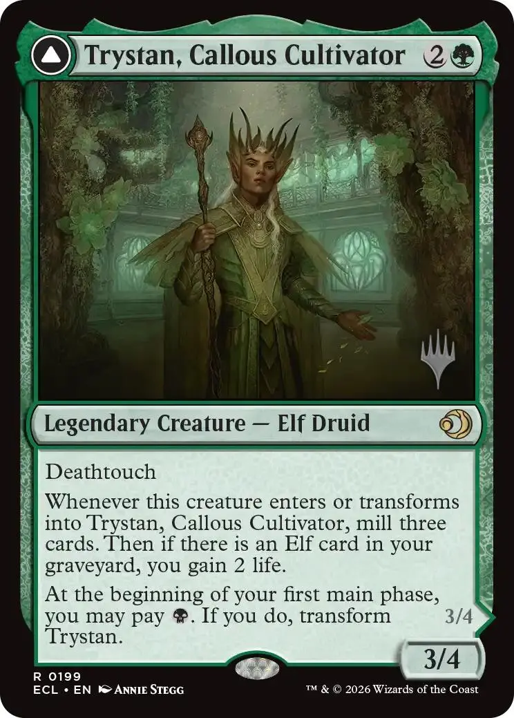 Trystan, Callous Cultivator [Lorwyn Eclipsed Promos] 1