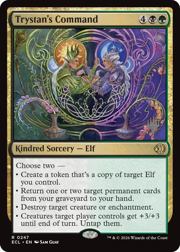 Trystan's Command [Lorwyn Eclipsed Promos] 1