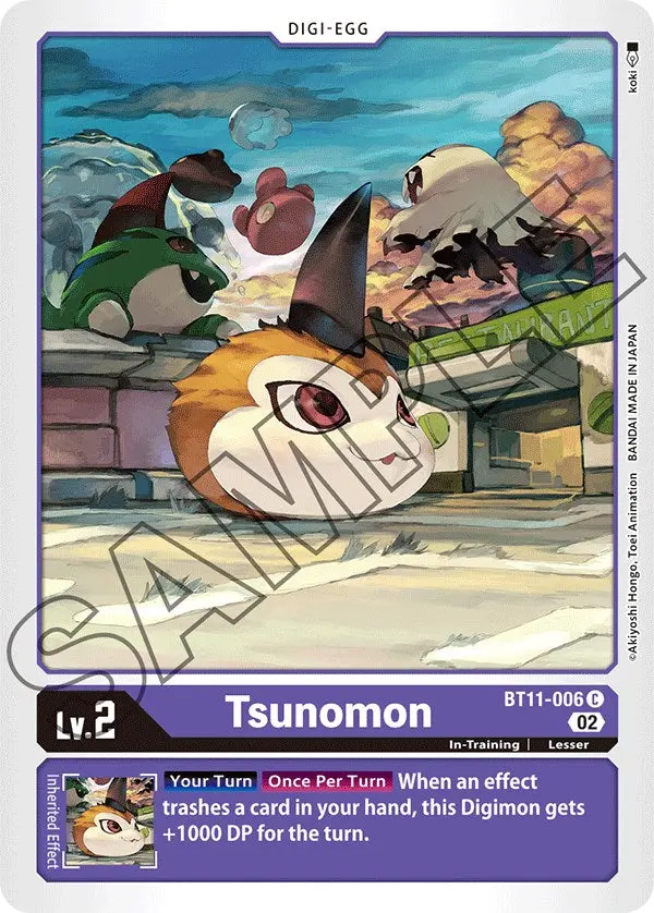 Tsunomon [Bt11-006] [Dimensional Phase] 1
