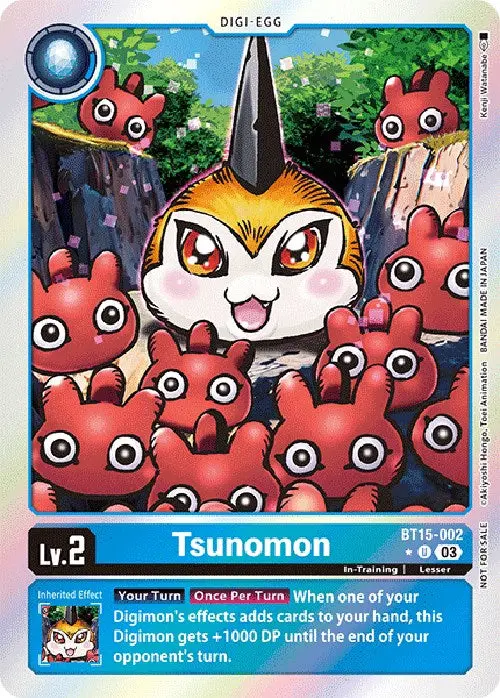 Tsunomon [Bt15-002] (Exceed Apocalypse Box Promotion Pack) [Exceed Apocalypse Promos] 1