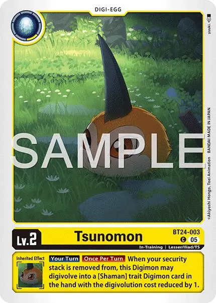 Tsunomon [Bt24-003] [Time Stranger] 1