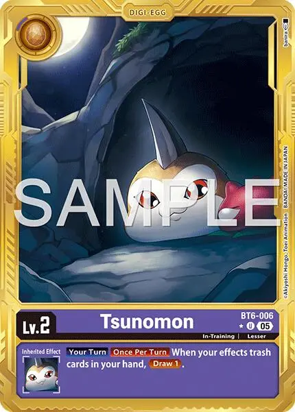 Tsunomon [Bt6-006] (Alternate Art) [Advanced Booster Digimon Generation] 1