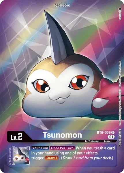 Tsunomon [Bt6-006] (Alternative Art - Box Topper) [Double Diamond] 1