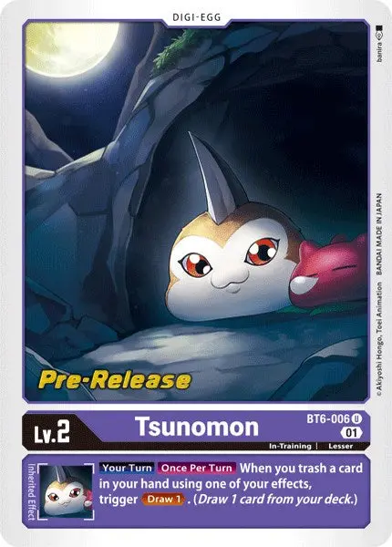 Tsunomon [Bt6-006] [Double Diamond Pre-Release Cards] 1