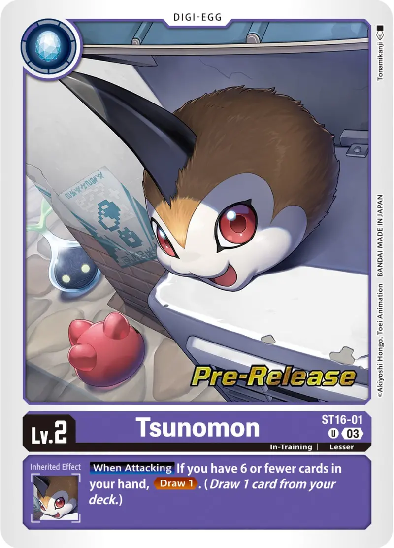 Tsunomon [St16-01] [Starter Deck: Wolf Of Friendship Pre-Release Cards] 1