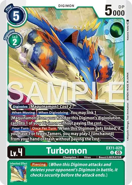 Turbomon [Ex11-029] [Dawn Of Liberator] 1