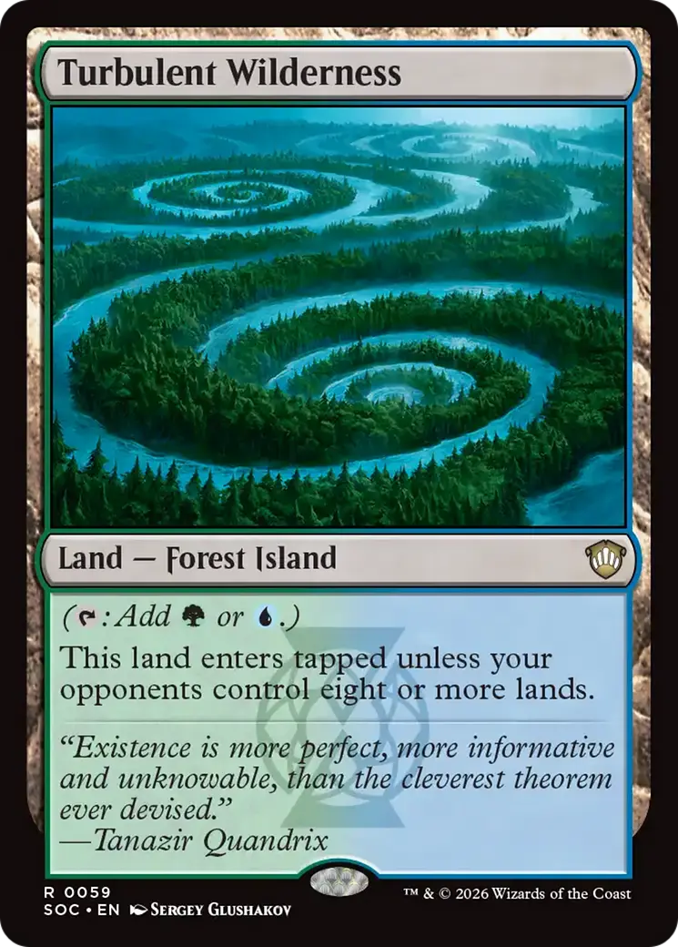 Turbulent Wilderness [Secrets Of Strixhaven Commander] 1