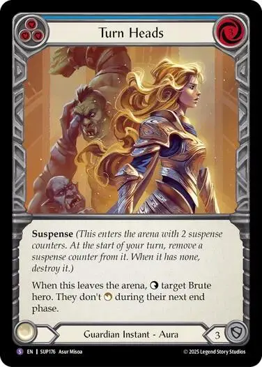 Turn Heads [Sup176] (Super Slam)  Rainbow Foil 1