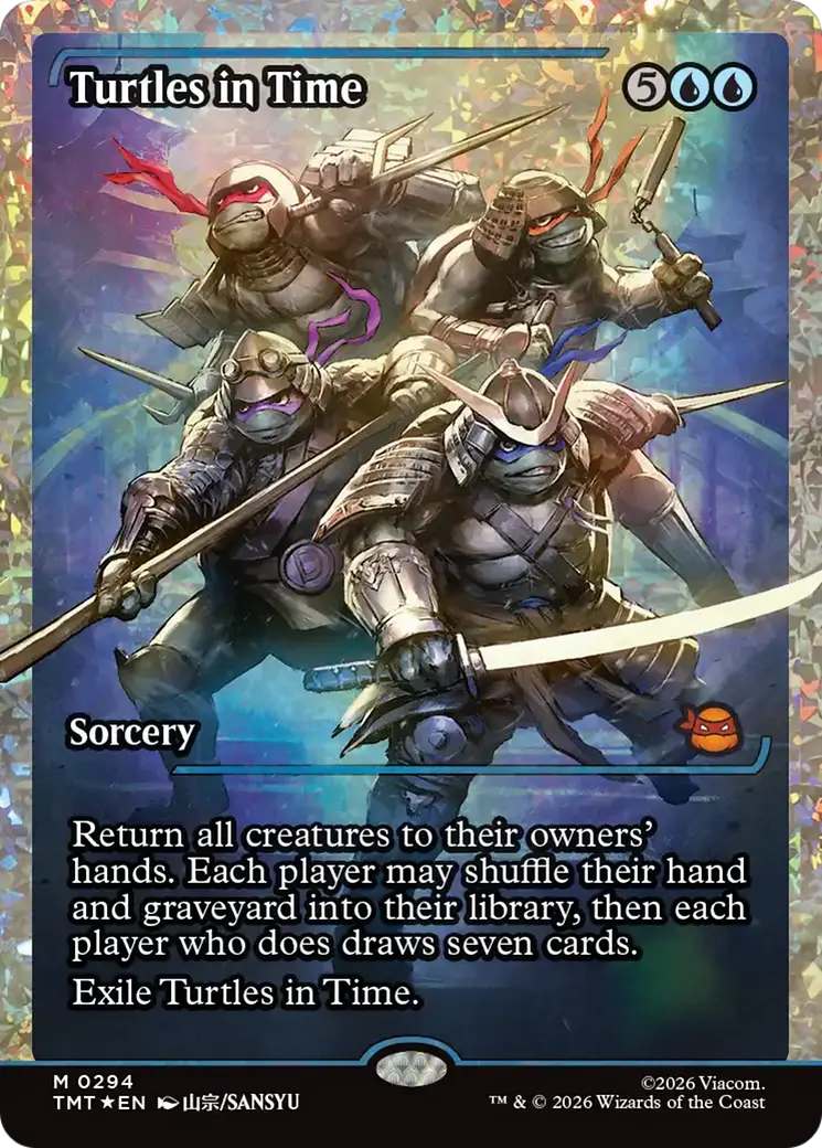 Turtles In Time (Showcase) (Fracture Foil) [Teenage Mutant Ninja Turtles] 1