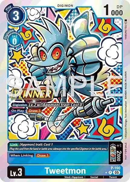 Tweetmon [P-190] (Store Tournament 2025 Vol.3 Winner Pack) [Promotional Cards] 1