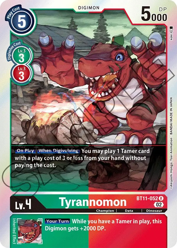 Tyrannomon [Bt11-052] [Dimensional Phase] 1