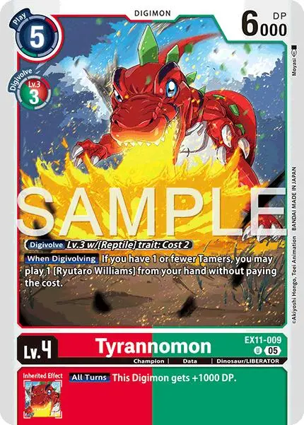Tyrannomon [Ex11-009] [Dawn Of Liberator] 1