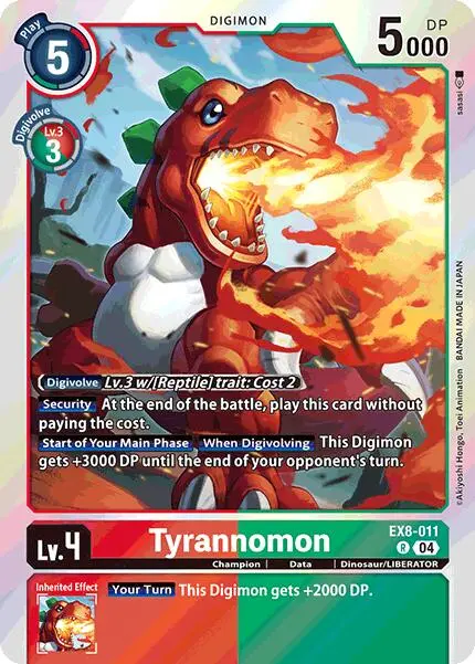 Tyrannomon [Ex8-011] [Chain Of Liberation] 1
