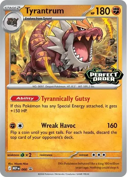 Tyrantrum (066) [Mega Evolution Promo] 1