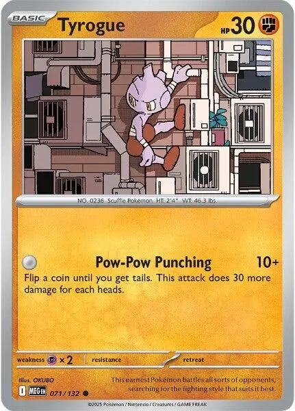 Tyrogue (071/132) [Mega Evolution: Base Set] 1