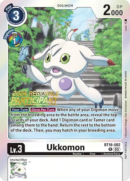 Ukkomon [Bt16-082] (2024 Regionals Participant) [Beginning Observer] 1