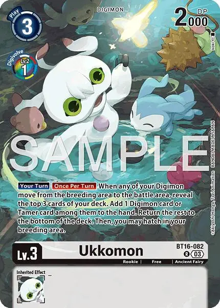 Ukkomon [Bt16-082] (Limited Card Pack -Billion Bullet-) [Limited Card Pack -Billion Bullet-] 1
