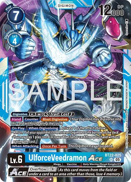 Ulforceveedramon Ace [Bt22-025] [Cyber Eden] 1