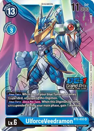 Ulforceveedramon [Bt2-032] (Dc-1 Grand Prix) [Release Special Booster Promos] 1