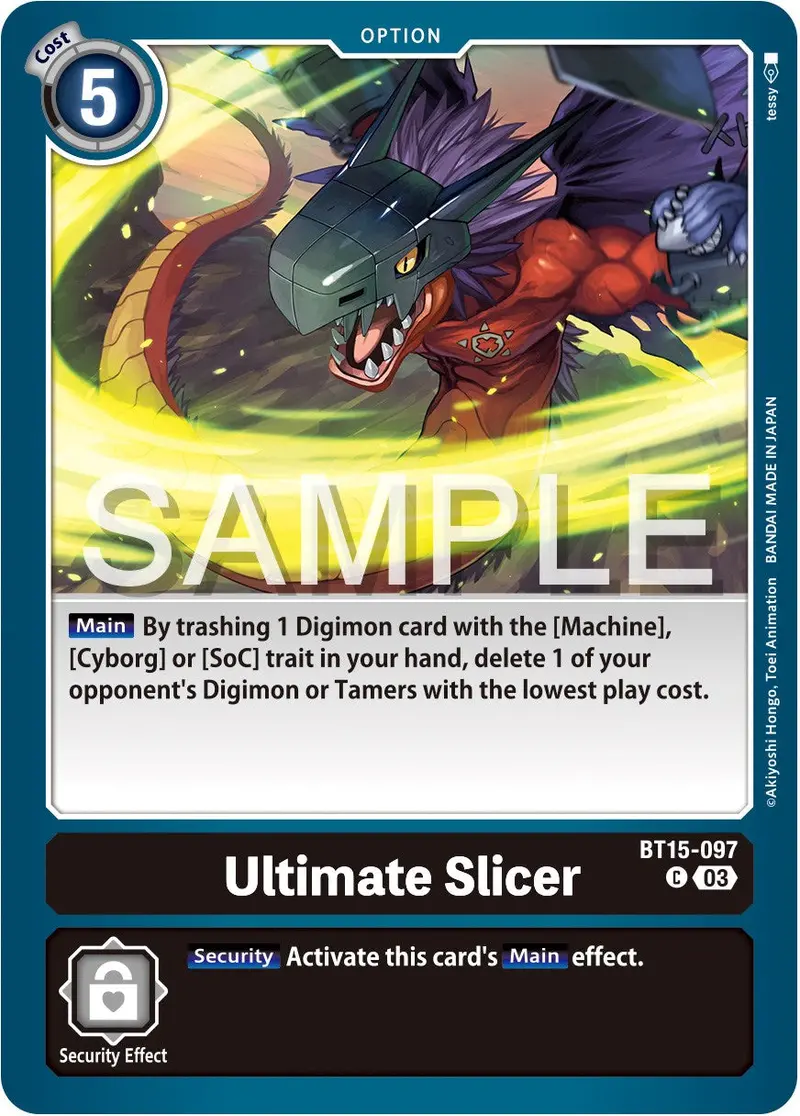 Ultimate Slicer [Bt15-097] [Exceed Apocalypse] 1