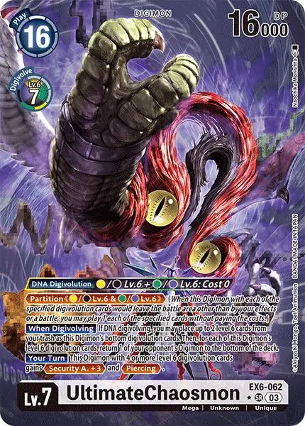 Ultimatechaosmon [Ex6-062] (Alternate Art) [Infernal Ascension] 1