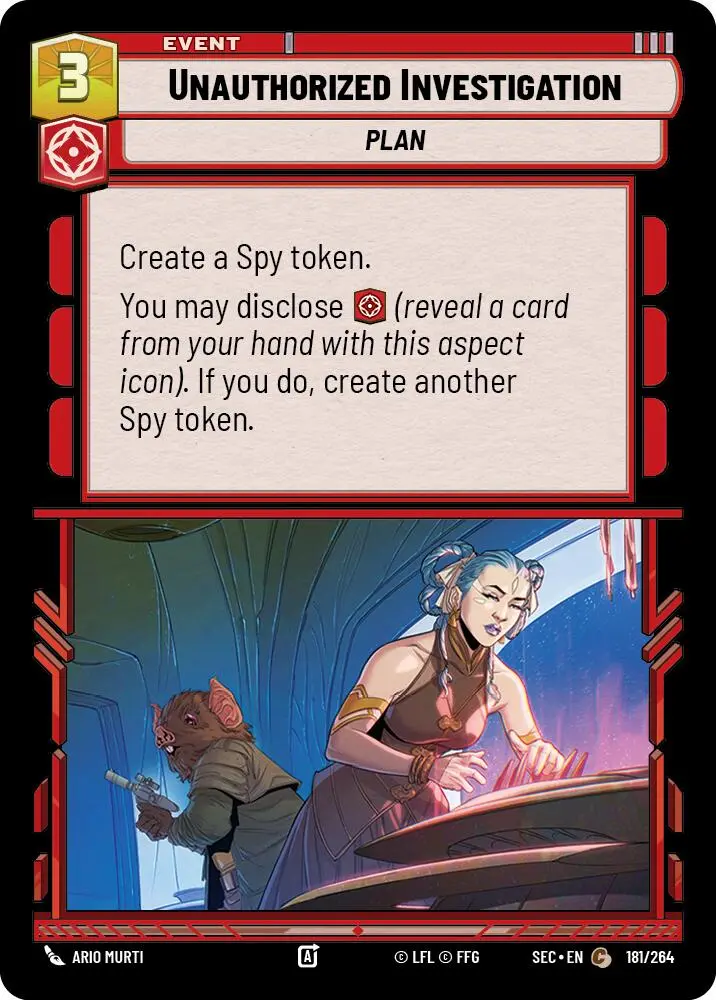 Unauthorized Investigation (181/264) (181/264) [Secrets Of Power] 1