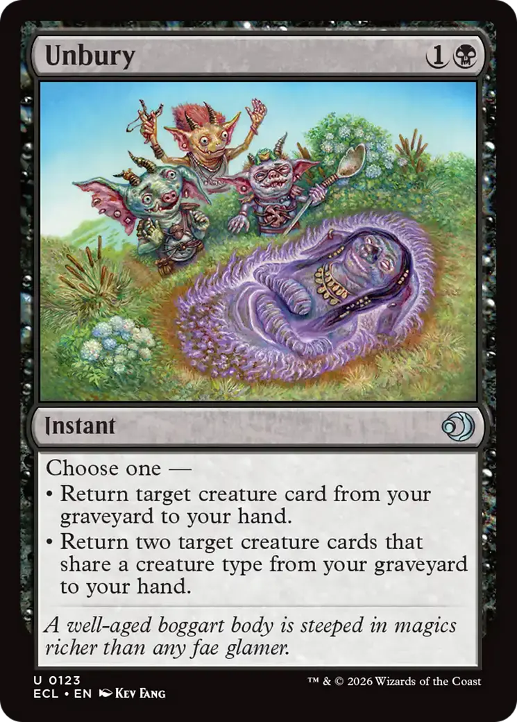 Unbury [Lorwyn Eclipsed] 1