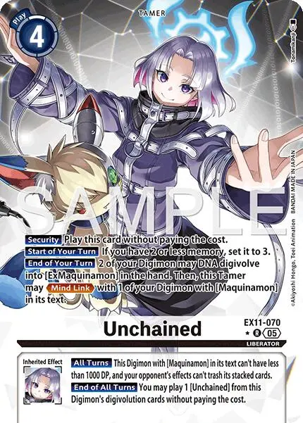 Unchained [Ex11-070] (Alternate Art) [Dawn Of Liberator] 1