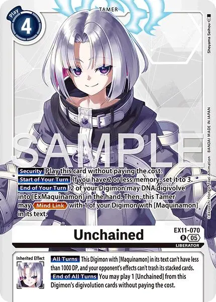 Unchained [Ex11-070] [Dawn Of Liberator] 1