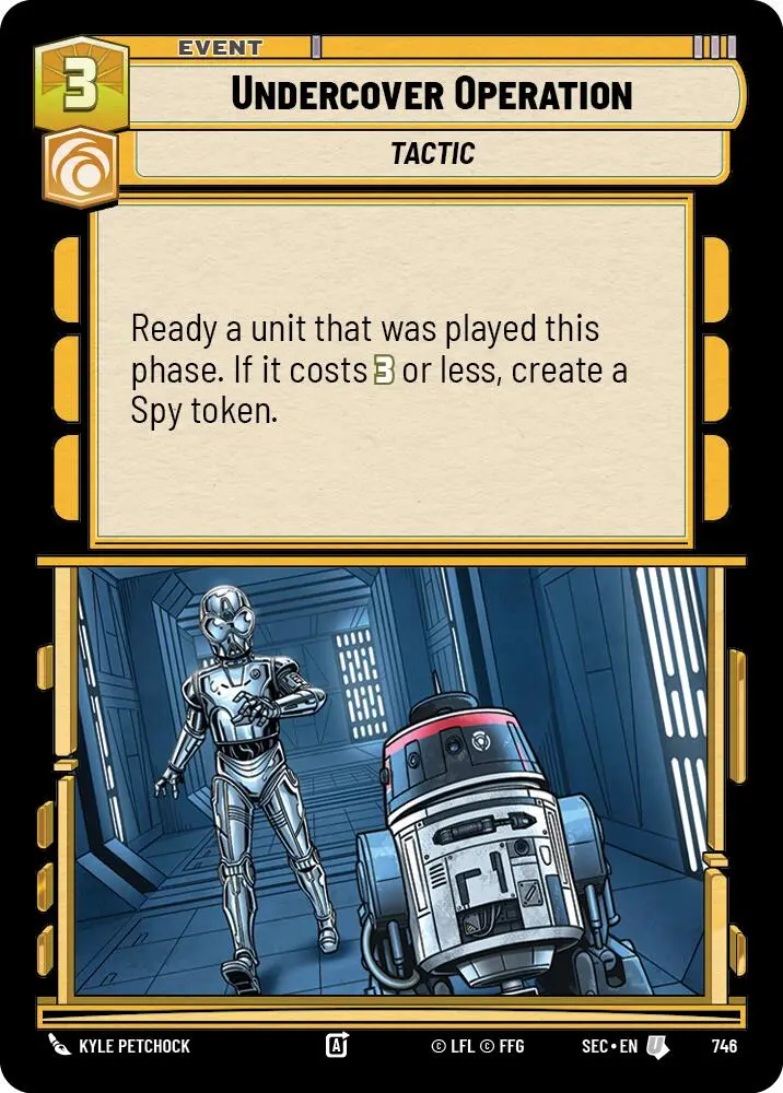 Undercover Operation (746) (Foil) (746) [Secrets Of Power] 1