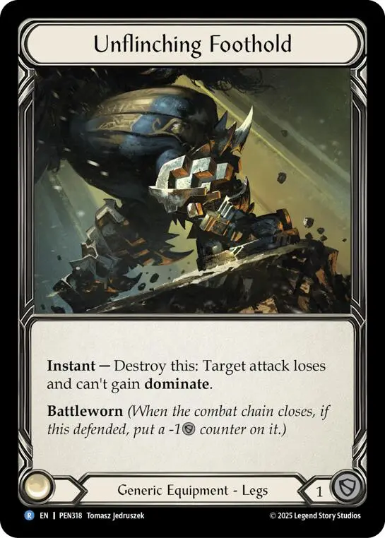 Unflinching Foothold [Pen318] (Compendium Of Rathe) 1