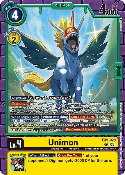Unimon [Ex9-029] [Versus Monsters] 1