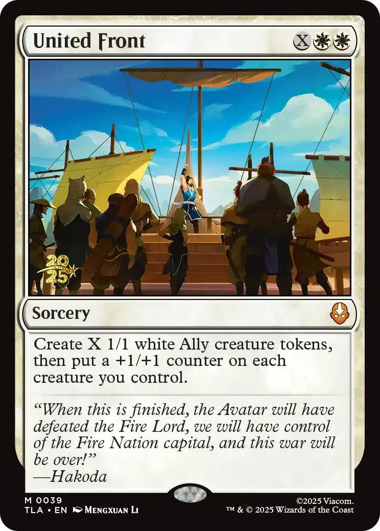 United Front [Avatar: The Last Airbender Prerelease Cards] 1
