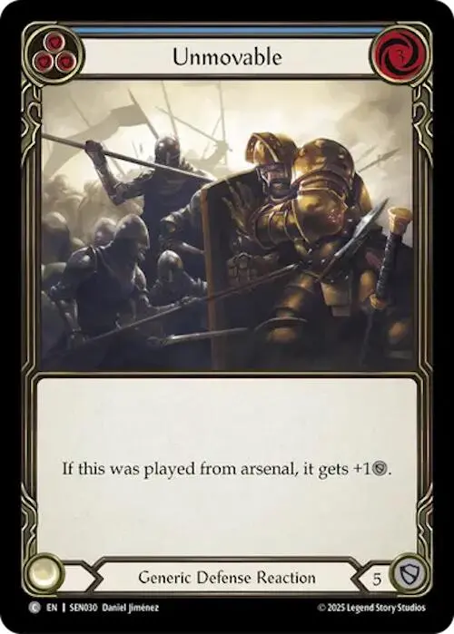 Unmovable (Blue) (Regular) [Sen030] (Gem Pack 2) 1