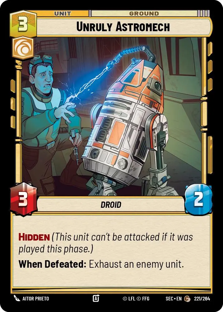 Unruly Astromech (221/264) (221/264) [Secrets Of Power] 1