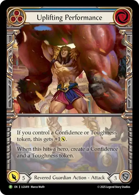 Uplifting Performance [Lgs419] (Promo)  Cold Foil 1