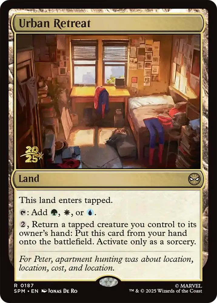 Urban Retreat [Marvel's Spider-Man Prerelease Promos] 1