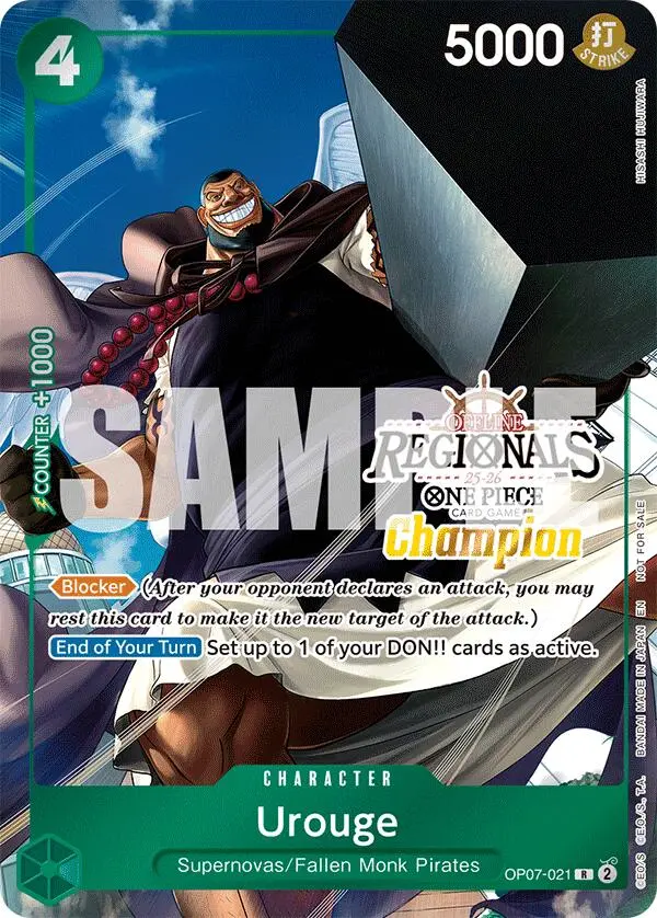 Urouge (Offline Regional Champion Card Set 2025 Vol.1) [One Piece Promotion Cards] 1