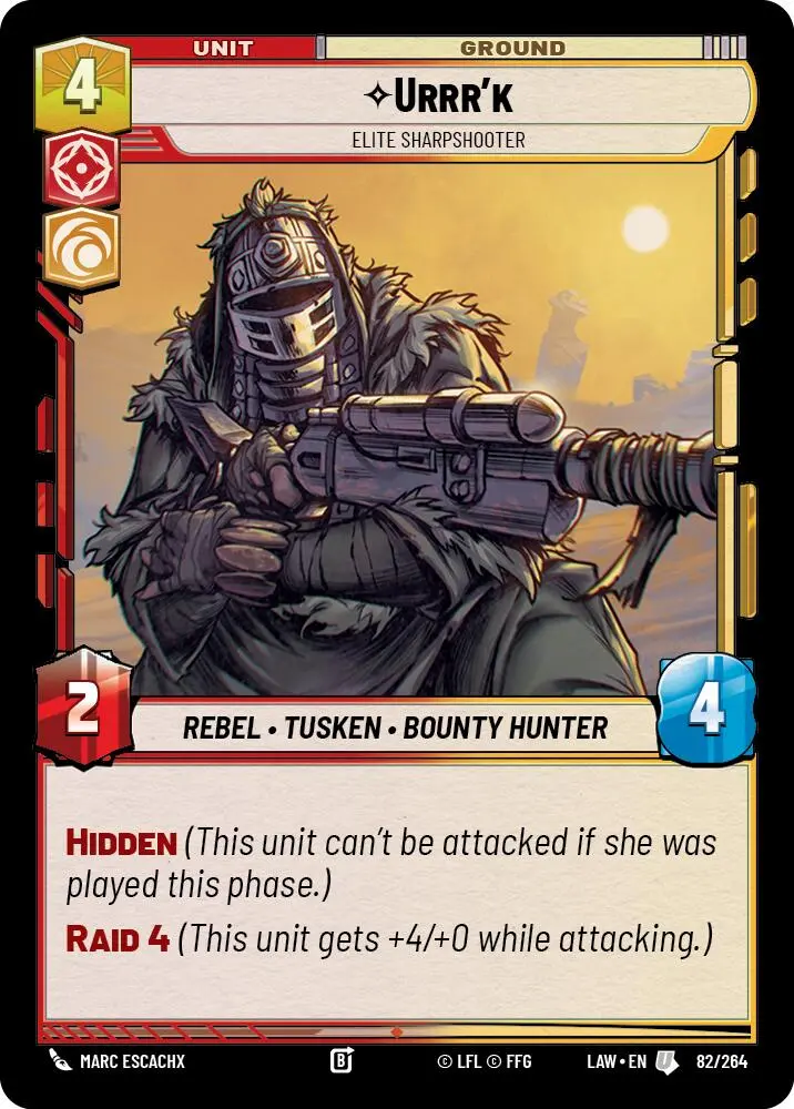 Urrr'k - Elite Sharpshooter (82/264) (82/264) [A Lawless Time] 1
