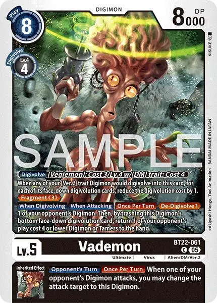 Vademon [Bt22-061] [Cyber Eden] 1