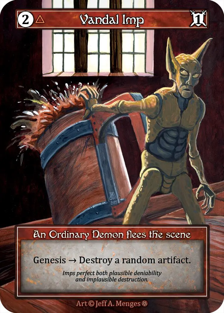 Vandal Imp (Foil) [Gothic] 1