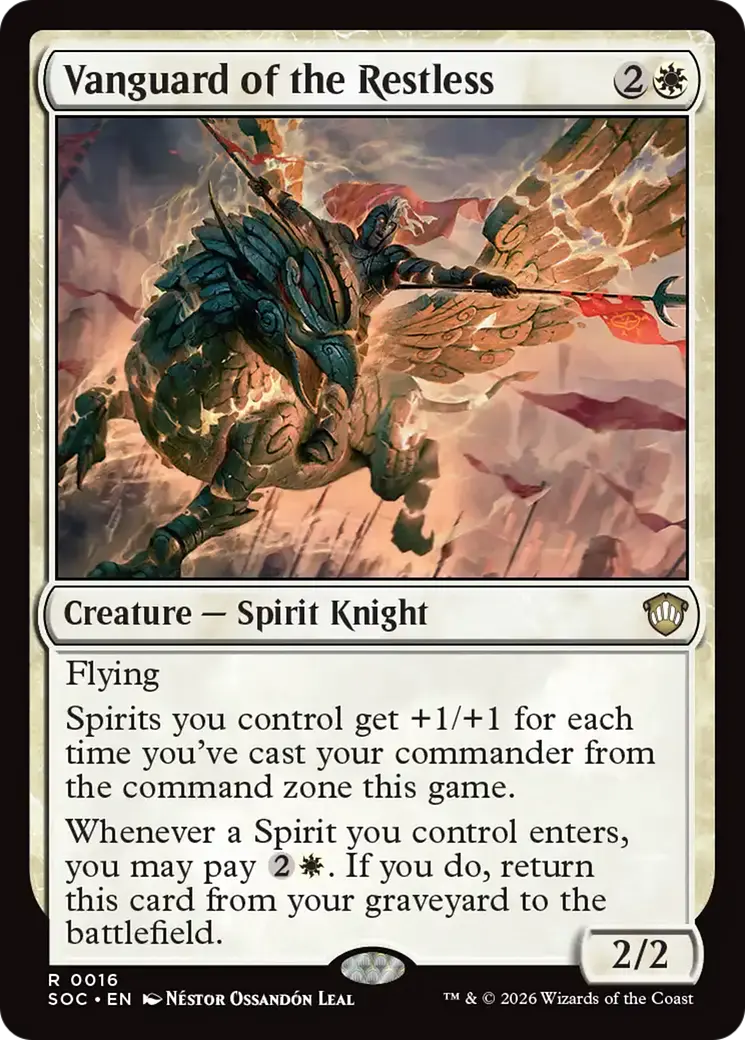 Vanguard Of The Restless [Secrets Of Strixhaven Commander] 1