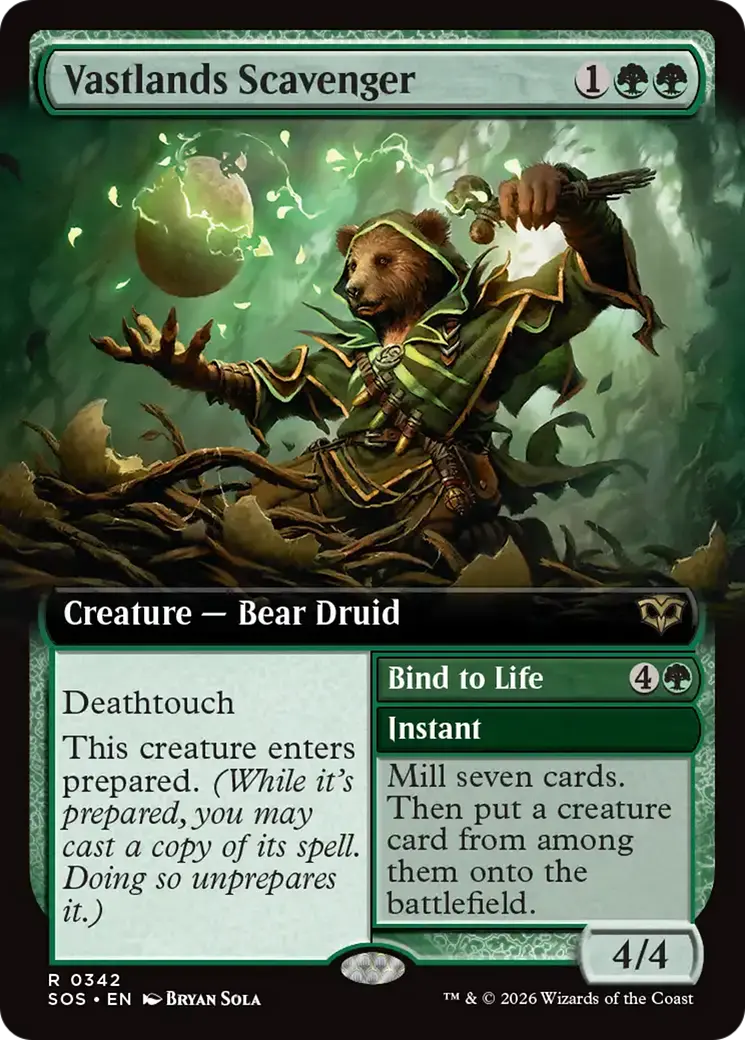 Vastlands Scavenger (Extended Art) [Secrets Of Strixhaven] 1