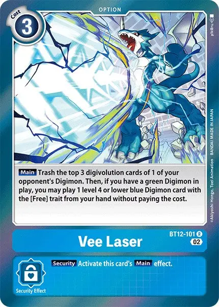 Vee Laser [Bt12-101] [Across Time] 1