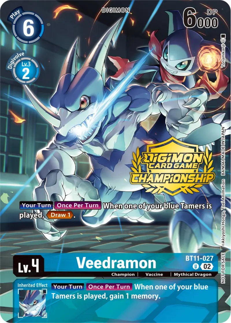 Veedramon [Bt11-027] (Championship 2023 Tamers Pack) [Dimensional Phase Promos] 1